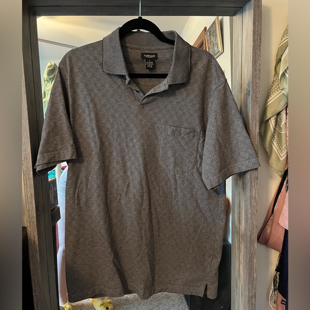 Short sleeve polo top